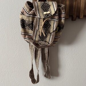 Small Woven Patterned purse/Backpack